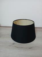 Zwarte lampenkap, Zwart, Rond, Ophalen of Verzenden, Zo goed als nieuw