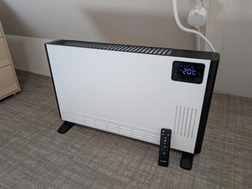 Electrische kachel 2400 watt, afstandsbediening, Delft beschikbaar voor biedingen