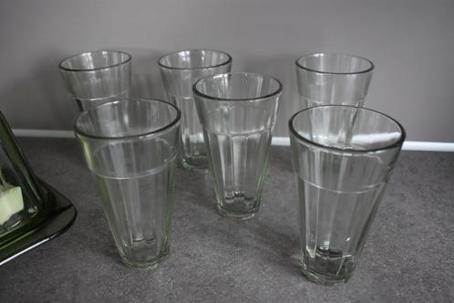 Neerlandia Copier en glazen bekertjes borden suiker melk etc, Antiek en Kunst, Antiek | Glas en Kristal, Ophalen of Verzenden