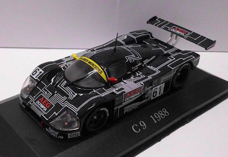 Sauber Mercedes C9 Racewagen 1988 - Mercedes Collection 1:43, Hobby en Vrije tijd, Modelauto's | 1:43, Zo goed als nieuw, Auto