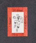 Lucifermerk Sjaak Swart Voetbal Ajax Oranje., Ophalen of Verzenden, Zo goed als nieuw