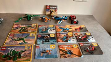 Lego creator 31058, 31111, 31099, 31100, 30542 beschikbaar voor biedingen
