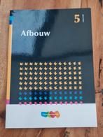 Afbouw 5 - Jellema Hogere Bouwkunde, Jellema, Ophalen of Verzenden, Zo goed als nieuw, Nederlands