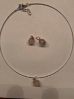 Zilveren spang met hanger, Sieraden, Tassen en Uiterlijk, Kettingen, Ophalen of Verzenden, Nieuw, Zilver, Met hanger