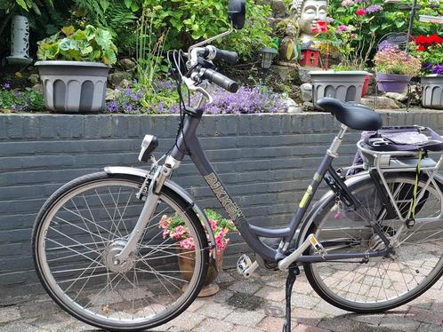 elektrische fiets bikkel  mat grijs, Fietsen en Brommers, Fietsen | Dames | Damesfietsen, Gebruikt, Overige merken, Versnellingen