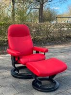 Stressless relax fauteuil met voetenbank, Huis en Inrichting, Fauteuils, Ophalen of Verzenden, Zo goed als nieuw