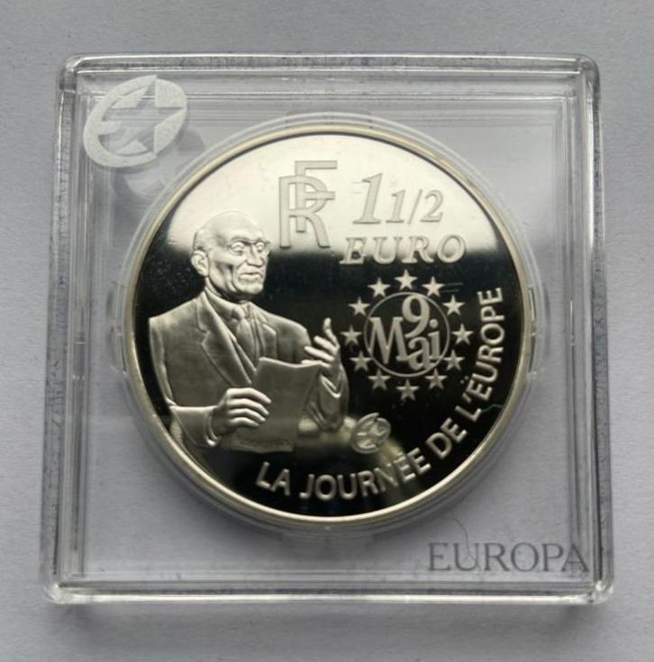 2006 FRANKRIJK 1,5 EURO ZILVER SCHUMAN *PP*, Postzegels en Munten, Munten | Europa | Euromunten, Losse munt, Overige waardes, Frankrijk