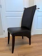 Gebruikte Eetkamerstoel - Gratis Af te Halen!, Huis en Inrichting, Stoelen, Ophalen, Gebruikt, Zwart, Leer