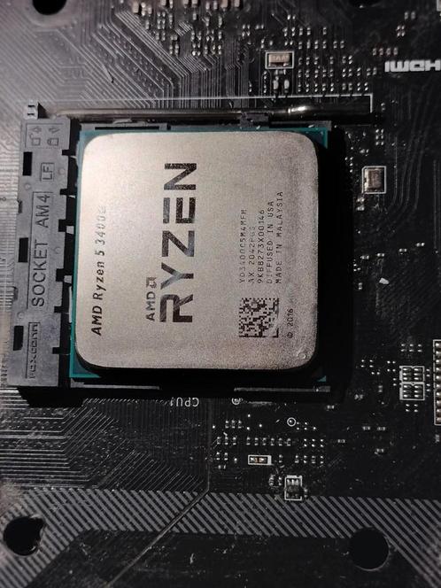 AMD Ryzen 5 3400G + koeling, Computers en Software, Processors, Zo goed als nieuw, Ophalen of Verzenden