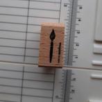 Stempel Cats on appletrees penseel schilderen, Hobby en Vrije tijd, Stempelen, Ophalen of Verzenden, Zo goed als nieuw, Houten stempel