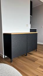IKEA BESTÅ zwart 120x42x76, Huis en Inrichting, Kasten | Dressoirs, Ophalen, Met deur(en), 100 tot 150 cm, Zo goed als nieuw