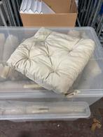 Zandkleurige kussens +/- 65 stuks partij, Ophalen, Zo goed als nieuw