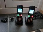 Gigaset E290E Duo zwart., Ophalen of Verzenden, Zo goed als nieuw, 2 handsets