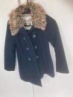 Winterjas Mexx, maat 140 donkerblauw, Kinderen en Baby's, Mexx, Meisje, Ophalen of Verzenden, Zo goed als nieuw