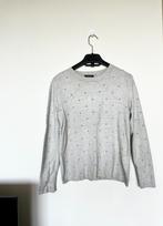 C&A Light Grey Star-Studded Knit Jumper – Size S, Ophalen of Verzenden, Zo goed als nieuw, Maat 36 (S), Grijs