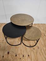 Salontafel set Xaro, Huis en Inrichting, Tafels | Salontafels, Ophalen, 50 tot 100 cm, ., Rond