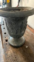 Oude Bloempot Zeldzaam, Steen, Gebruikt, Minder dan 60 cm, Rond