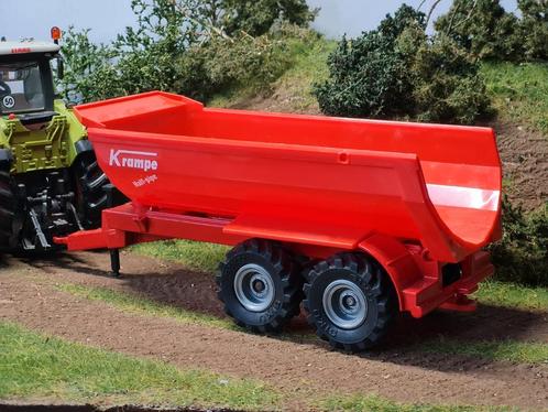 Krampe half pipe kieper Siku, Hobby en Vrije tijd, Modelauto's | 1:32, Zo goed als nieuw, Tractor of Landbouw, SIKU, Ophalen of Verzenden