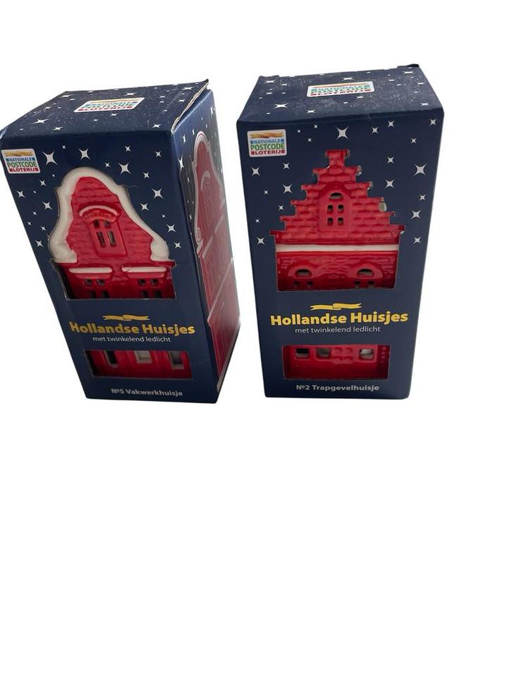 Hollandse Huisjes Kandelaar - Nieuw in Doos!, Huis en Inrichting, Woonaccessoires | Kandelaars en Kaarsen, Nieuw, Kandelaar, Minder dan 25 cm
