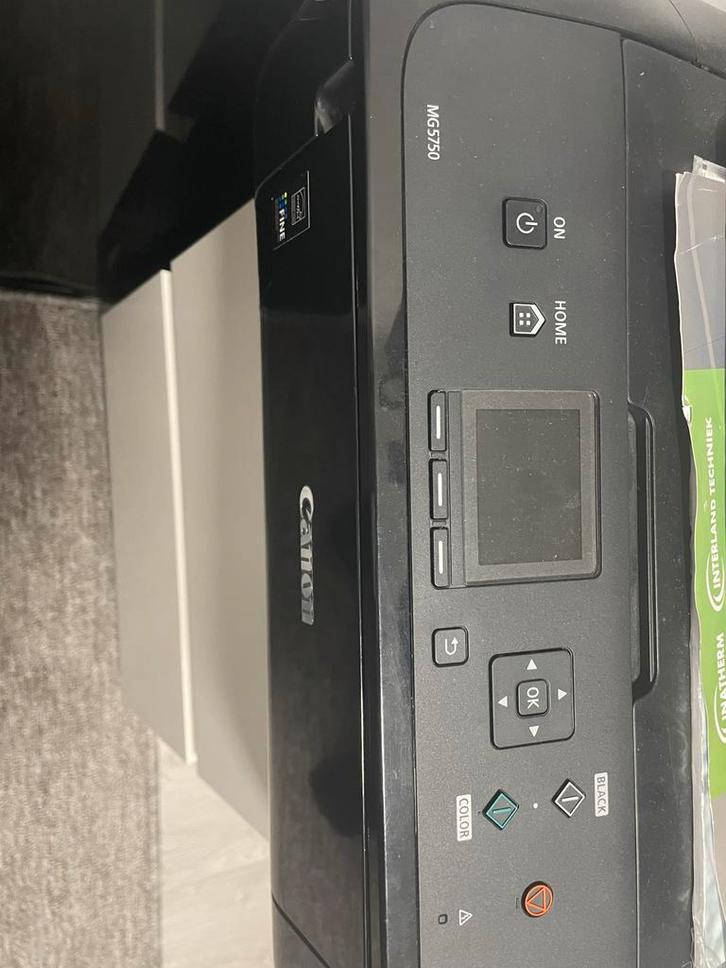 Canon MG5750 All-in-One Printer, Computers en Software, Printers, Niet werkend, All-in-one, Inkjetprinter, Kleur printen, Draadloos