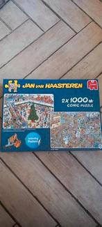 Jan van Haasteren 2x 1000 stukjes, Hobby en Vrije tijd, Denksport en Puzzels, Ophalen of Verzenden, 500 t/m 1500 stukjes, Zo goed als nieuw