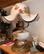 Antieke lamp met opschildering, Antiek en Kunst, Antiek | Lampen, Ophalen of Verzenden