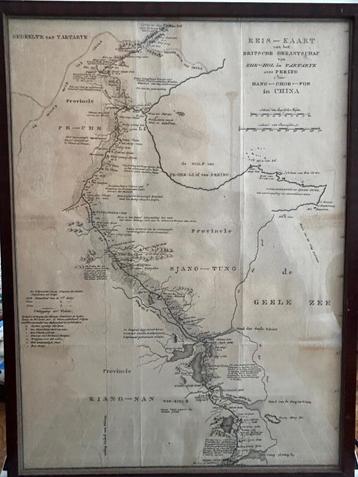 Gravure Reiskaart China Macartney Staunton beschikbaar voor biedingen