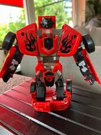 Rode Transformer Robot Auto Actiefiguur, Ophalen of Verzenden, Zo goed als nieuw