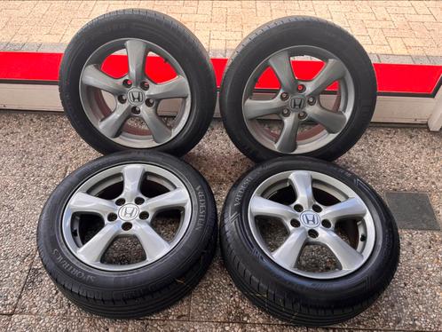 Originele Honda Civic OEM Velgen + Banden 5x114.3, Auto-onderdelen, Banden en Velgen, Zomerbanden, 16 inch, 205 mm, Ophalen