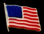 Stars and Stripes pin- kunststof, Verzenden, Nieuw, Stad of Land, Speldje of Pin