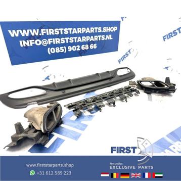W205 S205 AMG LINE Diffuser + Uitlaat sierstukken Mercedes C beschikbaar voor biedingen