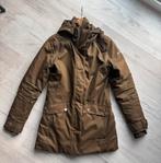 Columbia Winterjas S bruin lang met capuchon, Columbia, Ophalen of Verzenden, Maat 36 (S), Gedragen