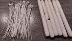 Wie maakt zelf kaarsen? Ik heb 100 lontjes 20 cm lang., Ophalen of Verzenden, Nieuw