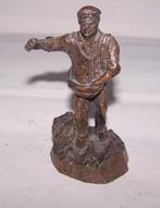 Frans beeldje "De Zaaier". Nieuwstaat. H. 9cm., Ophalen of Verzenden, Zo goed als nieuw, Mens