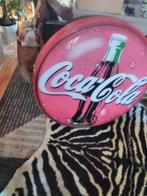 Vintage Coca Cola reclame bord 80 cm, Verzamelen, Merken en Reclamevoorwerpen, Ophalen, Gebruikt, Reclamebord