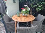 4 rotan look tuinstoelen, Tuin en Terras, Tuinsets en Loungesets, Ophalen, Zo goed als nieuw, Kunststof, 4 zitplaatsen
