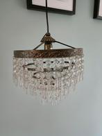 Twee Identieke Kroonluchters - 25cm, Huis en Inrichting, Ophalen, Gebruikt, Glas, Vintage