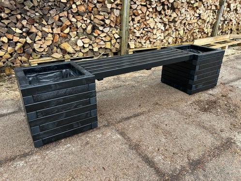 Houten plantenbak plantenbank nieuw, Tuin en Terras, Bloembakken en Plantenbakken, Nieuw, Hout, 60 tot 100 cm, Rechthoekig, Ophalen