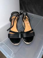 Wedges - Comfortabel, zool te repareren, Kleding | Dames, Ophalen of Verzenden, Gedragen, Zwart, Schoenen met hoge hakken