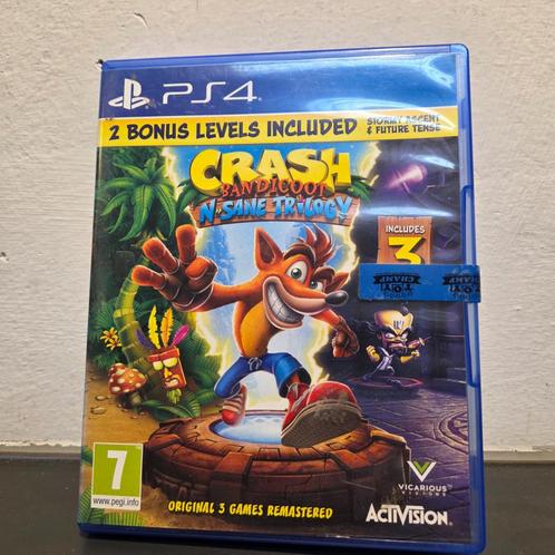 PS4 Game | Crash Bandicoot N. Sane Trilogy, Spelcomputers en Games, Games | Sony PlayStation 4, Zo goed als nieuw
