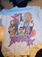 Chris Brown Anime Tour Shirt - XL, Wit, Maat 56/58 (XL), Ophalen of Verzenden, Chris Brown