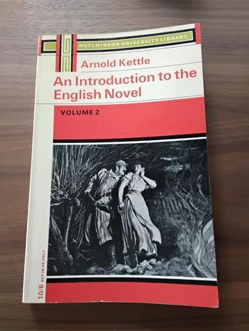 An Introduction to the English Novel Volume 2, Arnold Kettle beschikbaar voor biedingen