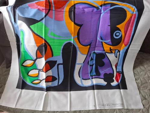 Patty Harpenau zeefdruk op linnen 'Geboorte en groei", Antiek en Kunst, Kunst | Litho's en Zeefdrukken, Ophalen of Verzenden