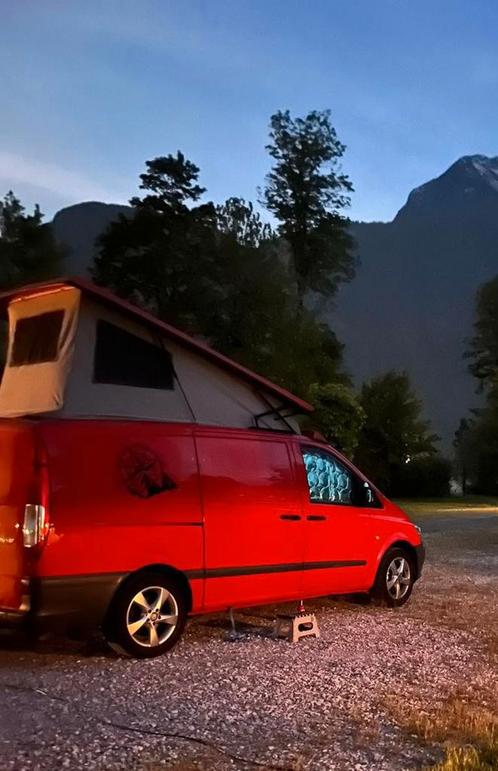 Mercedes Vito camperbus XL met nieuwe APK!, Caravans en Kamperen, Campers, Particulier, Bus-model, tot en met 2, Mercedes-Benz