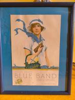 Twee originele Blue Band reclames, zelf ingelijst, Ophalen of Verzenden, Gebruikt, Reclamebord