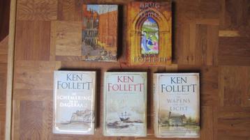 Complete serie van 5 delen "KINGSBRIDGE" van Ken Follett
