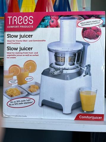 "TREBS" SLOWJUICER. (Sapcentrifuge) beschikbaar voor biedingen