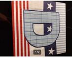 Decoratie Amerikaanse vlag met D, Minder dan 50 cm, Gebruikt, Ophalen of Verzenden, Schilderij