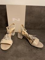 Nathan Baume nieuwe beige goud sandalen met kwastjes maat 40, Verzenden, Beige, Nieuw, Sandalen of Muiltjes