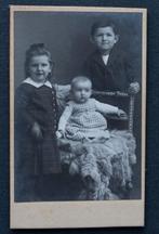 Carte de Visite B8 - Drie  kindjes, Gebruikt, Verzenden, Foto, Voor 1940
